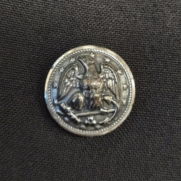 US NAVY jacket Women Service Dress Black Blazer Suit with Silver Buttons - Picture 3 of 10